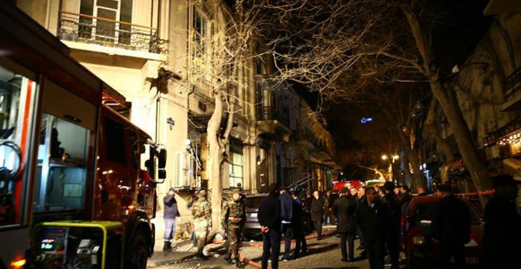 Son dakika Bakü'de şiddetli patlama: Ölü ve yaralılar var