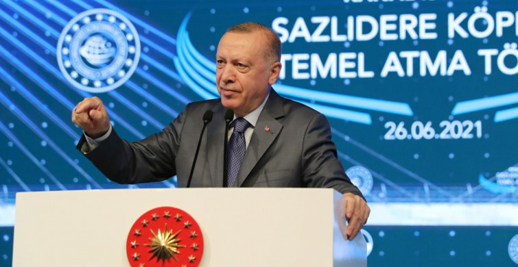 Son Dakika: Cumhurbaşkanı Erdoğan Kanal İstanbul'un İlk Temel Atma Açılışında Konuştu!