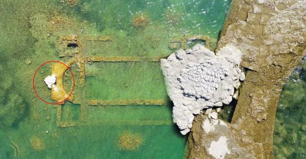 Sular Çekildi, 2 Bin Yıllık Bazilika Gün Yüzüne Çıktı
