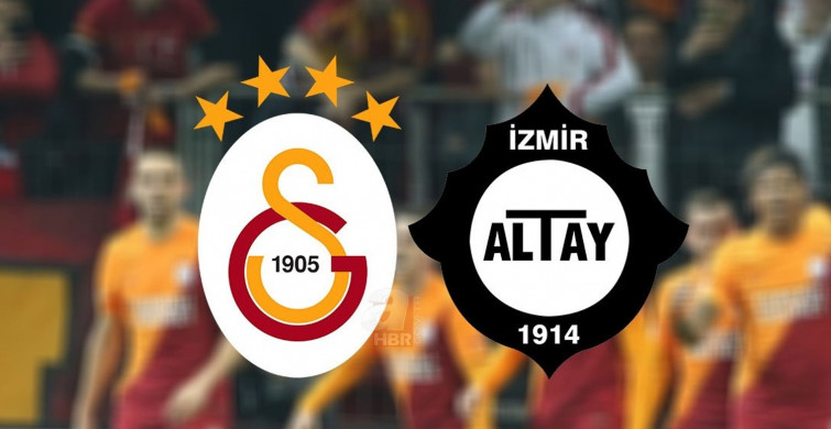 Süper Lig Altay - Galatasaray karşılaşması