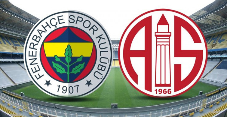 Süper Lig Antalyaspor-Fenerbahçe Karşılaşması
