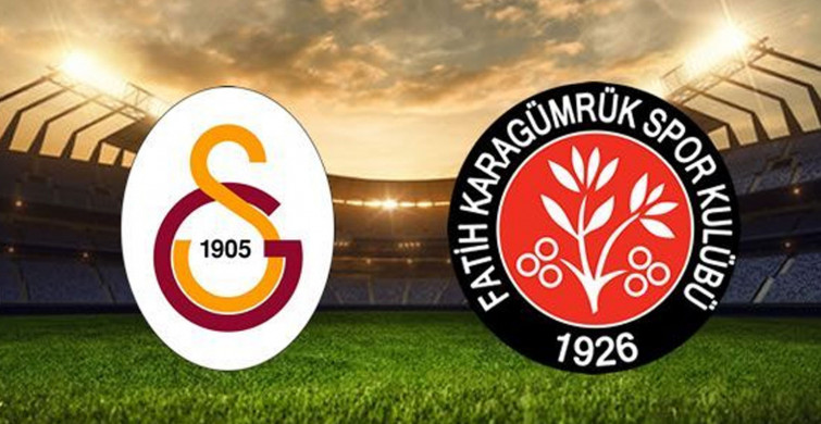 Süper Lig Galatasaray - Fatih Karagümrük karşılaşması
