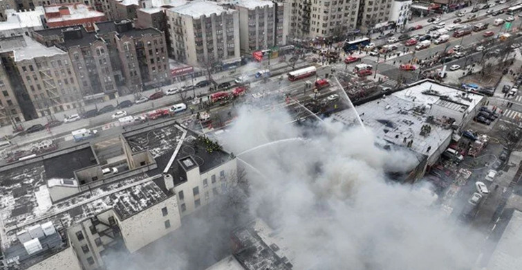 Süpermarkette korkutan yangın: En az 7 kişi yaralandı