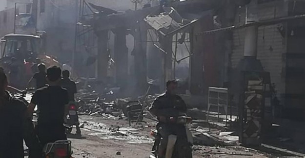 Suriye Rejim Güçlerinin Serakib'i Bombalaması Sonucu 7 Kişi Öldü 9 Kişi Yaralandı