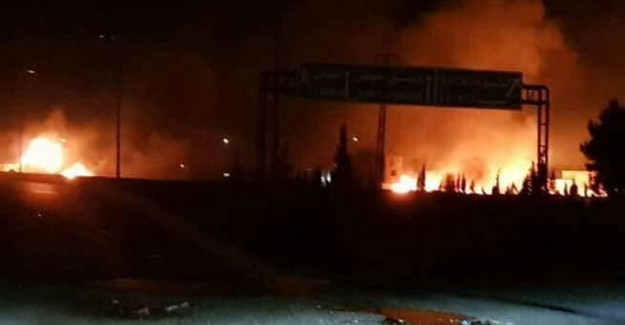 Suriye'nin Şam Şehrindeki İran Güçlerine Saldırı!