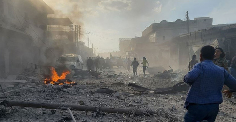 Suriye'ye bombalı saldırı! Çok sayıda ölü ve yaralı var
