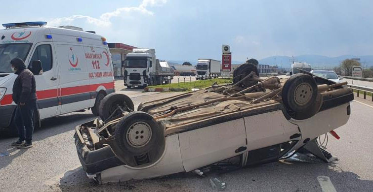 Susurluk'ta Trafik Kazası: 1 Yaralı
