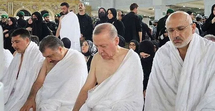 Suudi Arabistan'a giden Cumhurbaşkanı Erdoğan Umre ziyareti gerçekleştirdi!