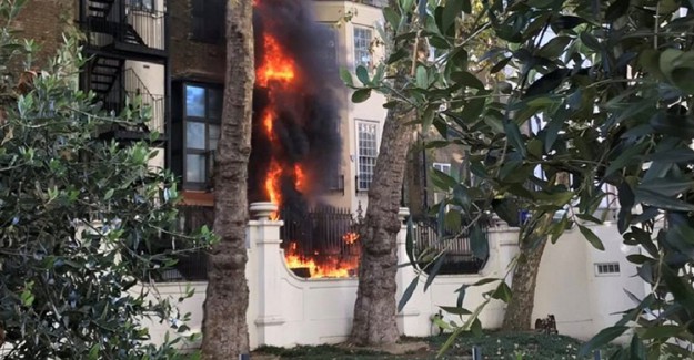 Suudi Büyükelçiliği'nde Yangın Alarmı!