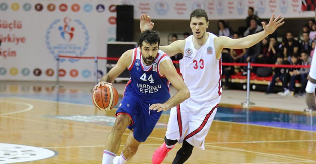 Tahincioğlu Basketbol Süper Ligi: Gaziantep Basketbol 65-66 Anadolu Efes (Maç Sonucu)