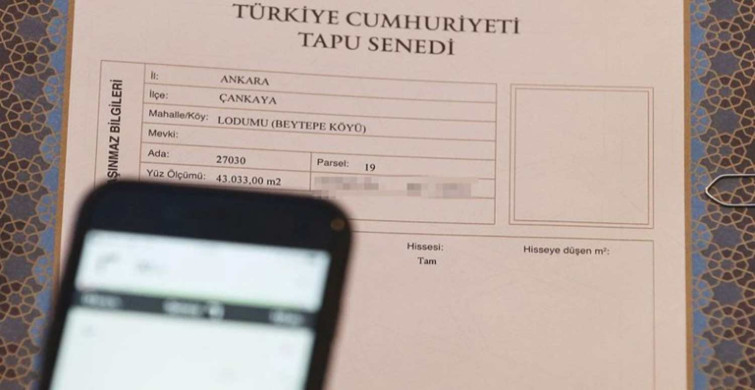 Tapu tahsis belgesi nedir, nereden temin edilir? Tapu tahsis almak için yerine getirilen şartlar