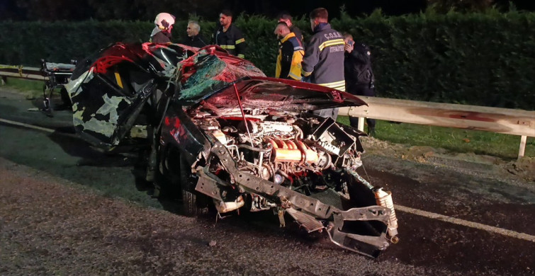 Tekirdağ'da Aydınlatma Direğine Çarpan Otomobilin Sürükleyici Hikayesi