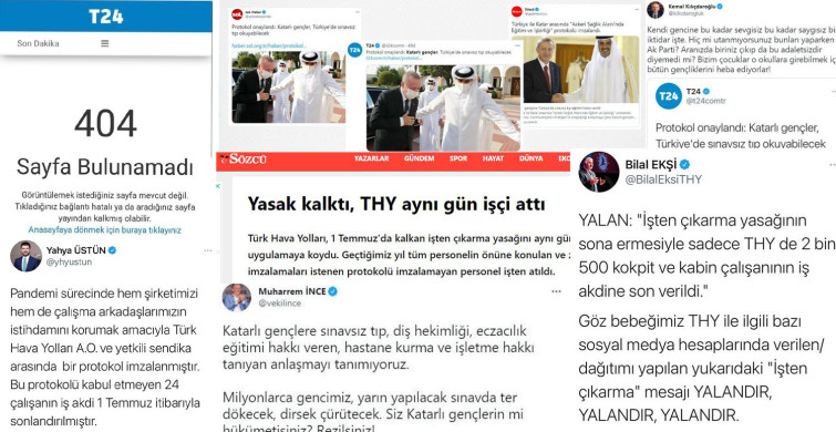 THY Gerçeği Açıkladı! T24 ve Sözcü Haber Sitelerinden Bir Yalan Haber Daha: THY 2 Bin 500 Çalışanını İşten Çıkarttı