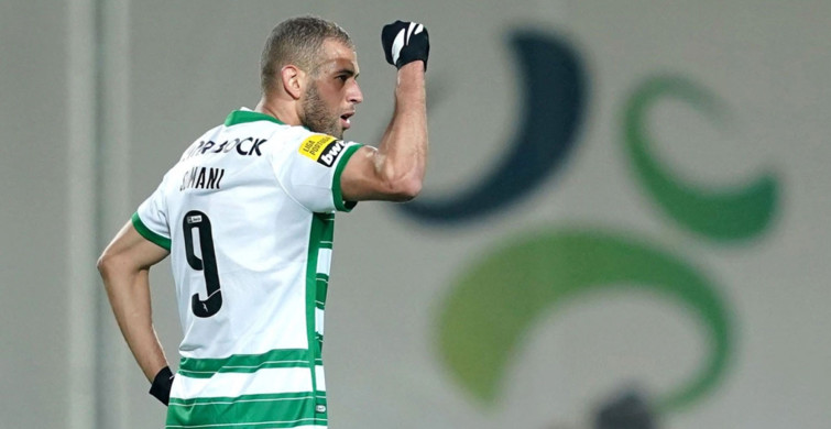 Fenerbahçe'nin eski futbolcusu Islam Slimani attığı gollerle Sporting takımında adından söz ettiriyor!