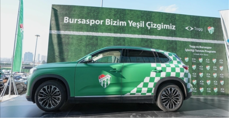 TOGG Bursaspor'a sponsor oldu