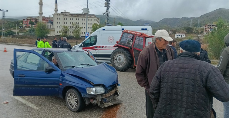 Tokat'ta Trafik Kazası: 4 Yaralı