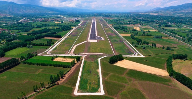 Tokat’ta 520 Milyonluk Dev Yatırım! Yeni Havalimanı İnşaatı Havadan Görüntülendi