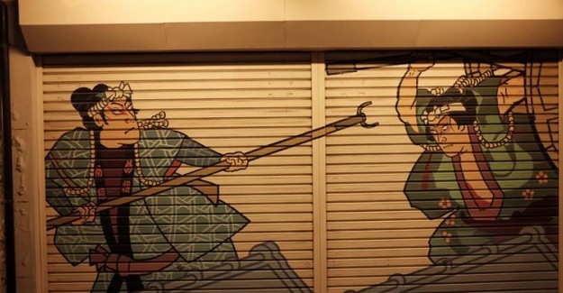 Tokyo'da Sokak Sanatı