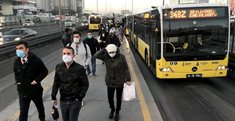 Toplu taşımada artık maskeler atılıyor! Bakan Koca sinyali verdi