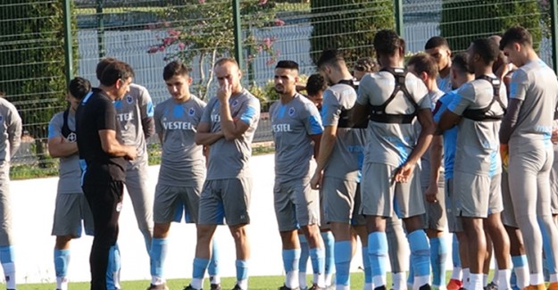 Trabzonspor Antrenmanında Moraller Sıfır