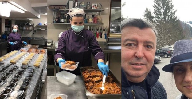 Türk İş Adamı Bulgaristan'da Yoksullara Yemek Dağıtıyor