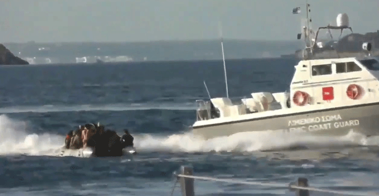 Türk Sahil Güvenliği Yunan Botunu Kovaladı