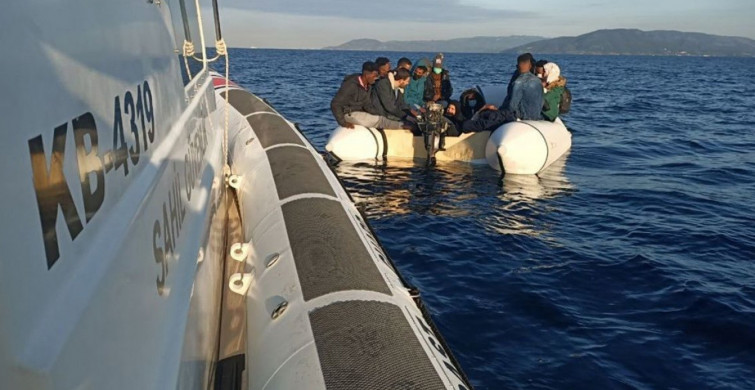 Türk Sularında İnsanlık Dramı! Yunanistan Unsurlarınca İtilen Göçmenler Kurtarıldı