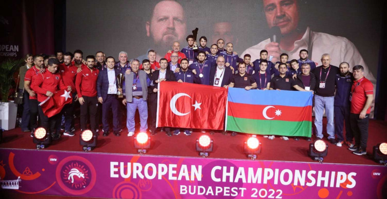 Türkiye ata sporunda başarılara devam ediyor: Güreş serbest stilde takım halinde Avrupa ikincisi oldu!