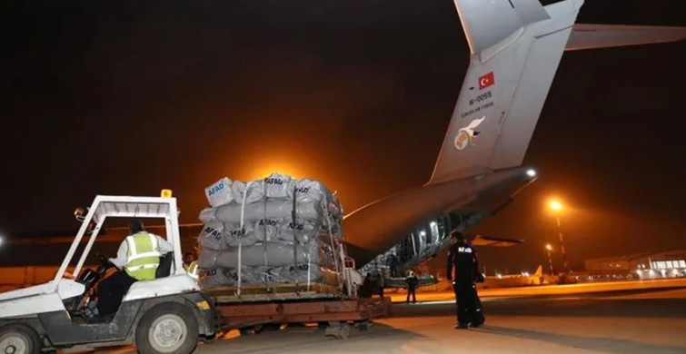 Türkiye, Pakistan'a yardım eli uzattı! İnsani yardım uçakları bölgeye ulaştı