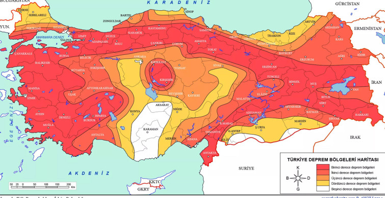 Türkiye’nin deprem risk haritası: En riskli ve en az riskli illerin listesi