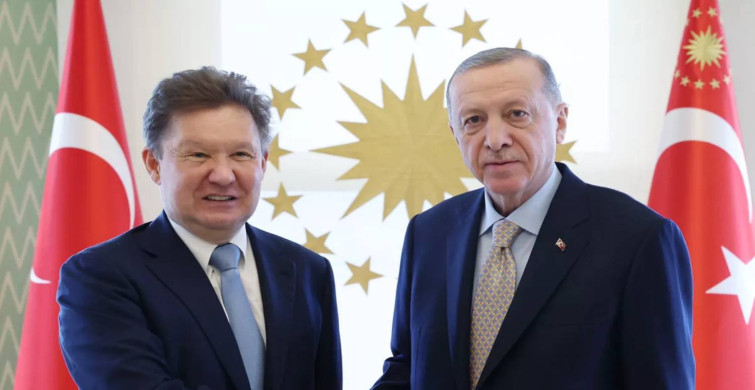 Türkiye’nin gaz merkezi planı işliyor: Cumhurbaşkanı Erdoğan Gazprom Başkanı ile görüştü