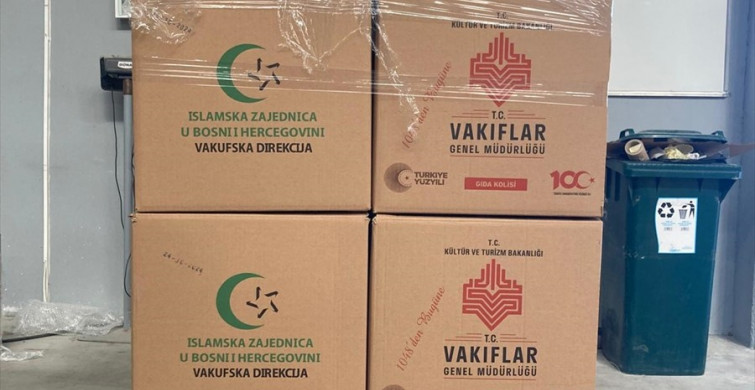 Vakıflar Genel Müdürlüğü, Bosna Hersek'e Gıda Yardımı Gönderdi