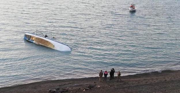 Van'da Batan Göçmen Teknesi 107 Metre Derinlikte Bulundu