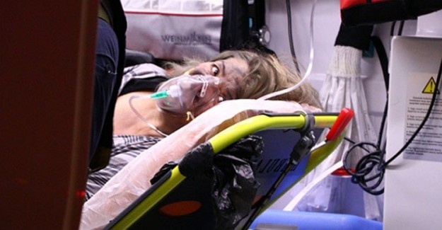 Yangından Kurtulmak İsteyen Kadın Balkondan Atladı