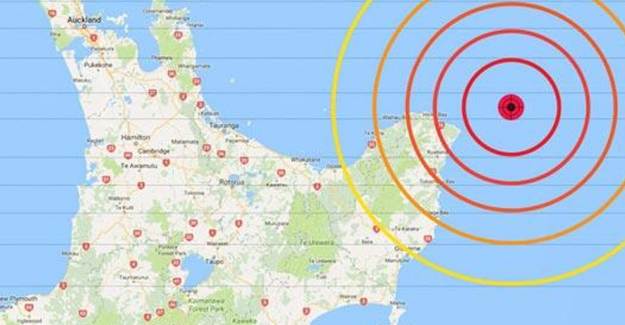 Yeni Zelanda'da 7.1 Büyüklüğünde Deprem