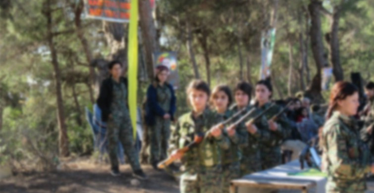 YPG/PKK, Suriye'nin Kuzeyinde Kimsesiz Çocukları Zorla Silah Altına Aldı!