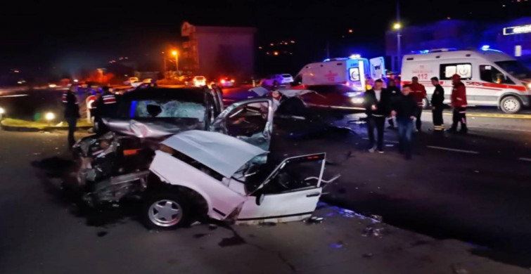 Zonguldak’ta üç araç birbirine girdi: 1 ölü, 5 yaralı