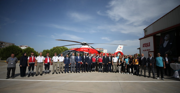 Çanakkale'de Helikopter Ambulans Hizmete Girdi