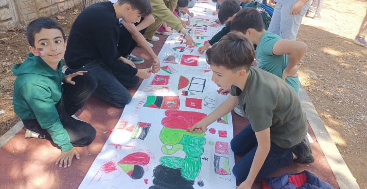 Çocuklardan Filistin'e Destek: Diyarbakır, Bingöl ve Şırnak'ta Resim Etkinliği