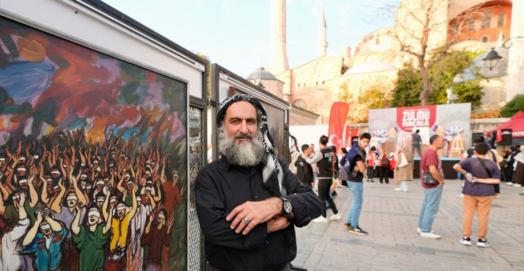 İstanbul'da 'Zulmü Fırçala' Etkinliği Düzenlendi