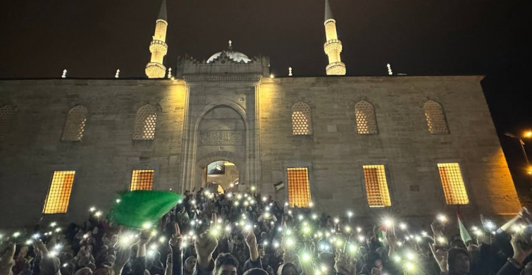 İstanbul'da Gazze'ye Yönelik Saldırılara Protesto