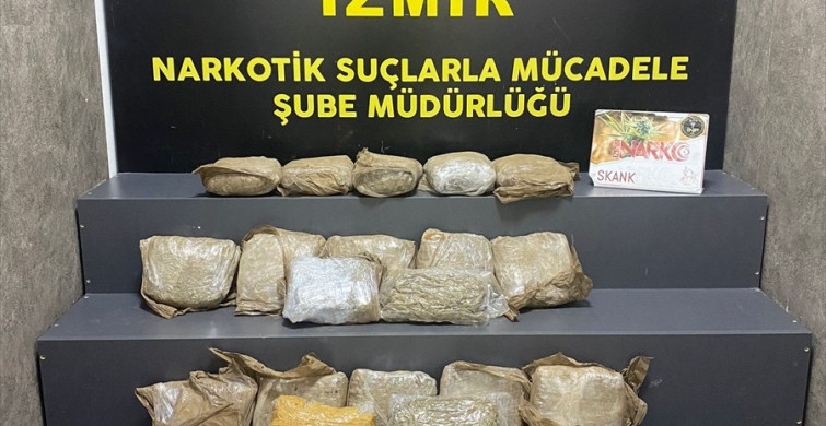 İzmir'de Uyuşturucu Operasyonu: 12 Kilogram Skunk Ele Geçirildi