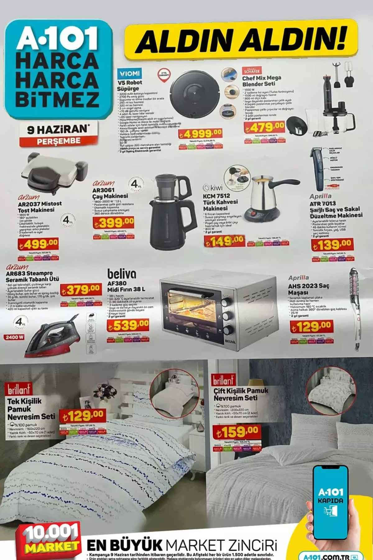 A101 9 Haziran 2022 Perşembe aktüel ürünler kataloğu