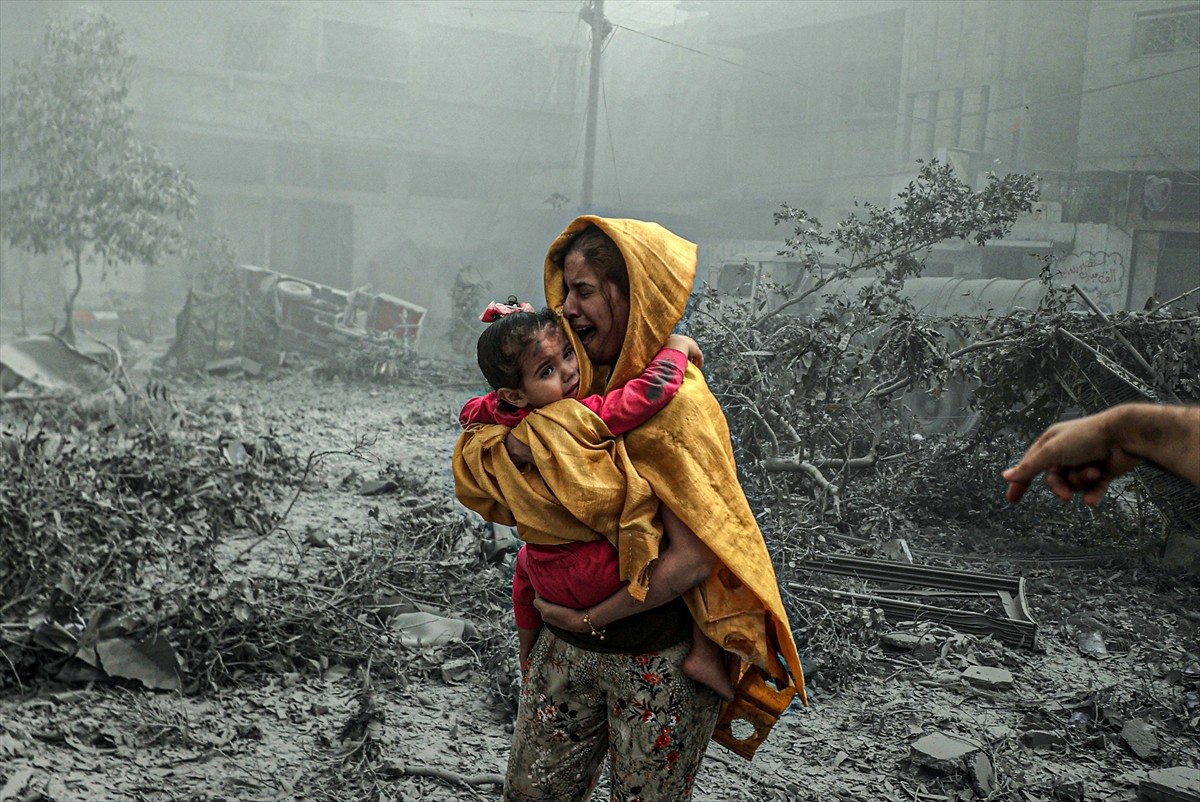 Anadolu Ajansının (AA) Gazze'deki foto muhabiri Ali Jadallah, Fransa'daki Normandiya Bölgesi...