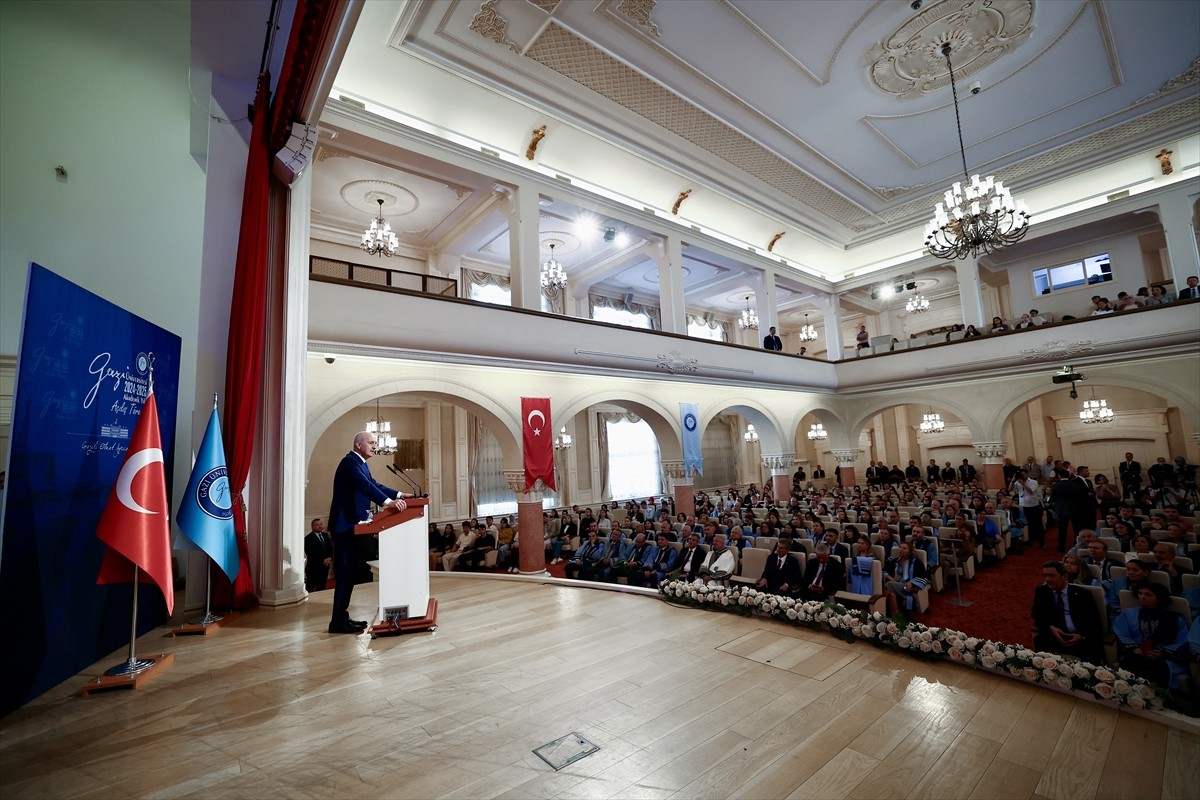 TBMM Başkanı Numan Kurtulmuş, Gazi Üniversitesi 2024-2025 Akademik Yılı açılışı dolayısıyla...