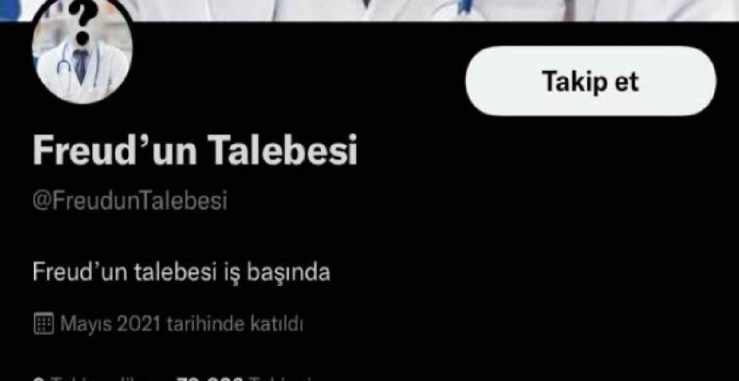 Freud’un Talebesi Twitter adresi kime ait