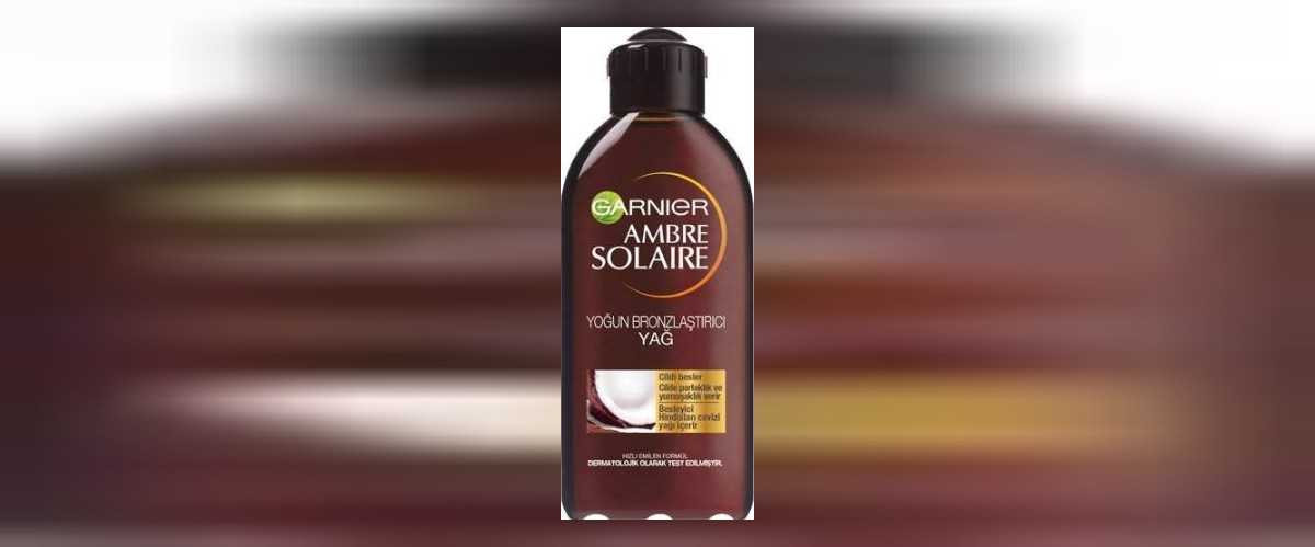 Garnier bronzlaştırıcı yağı