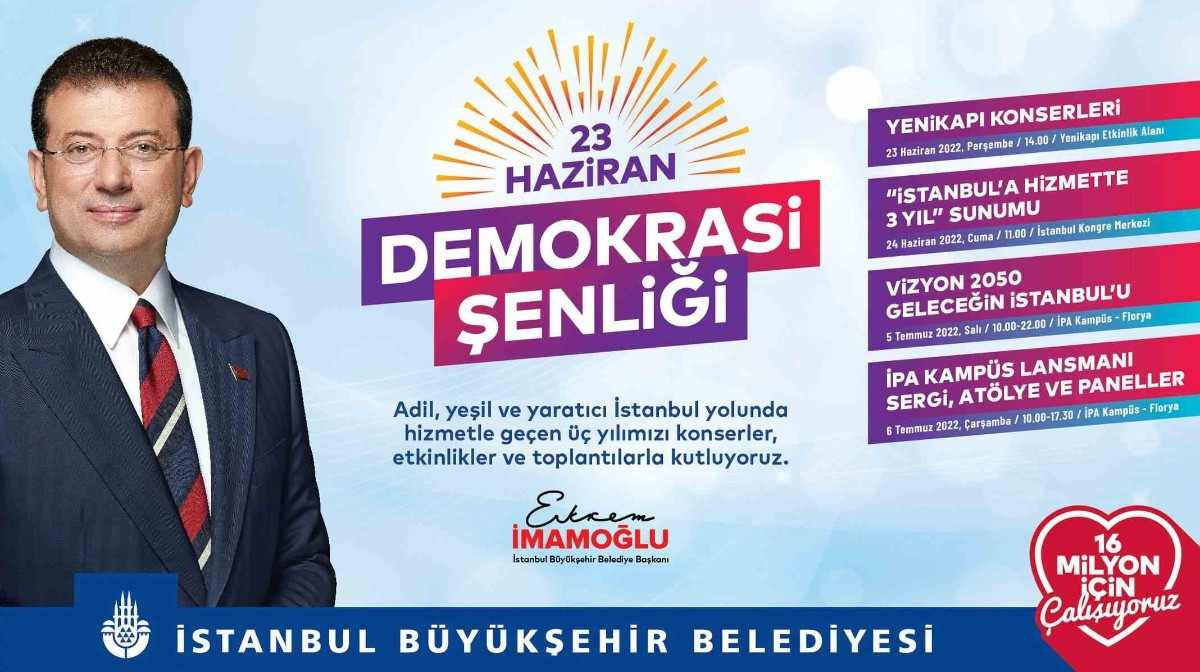 İBB Demokrasi Şenliği Etkinlik ve Konserleri