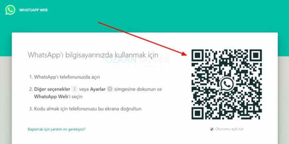 QR kod olmadan WhatsApp Web'e giriş yapılır mı