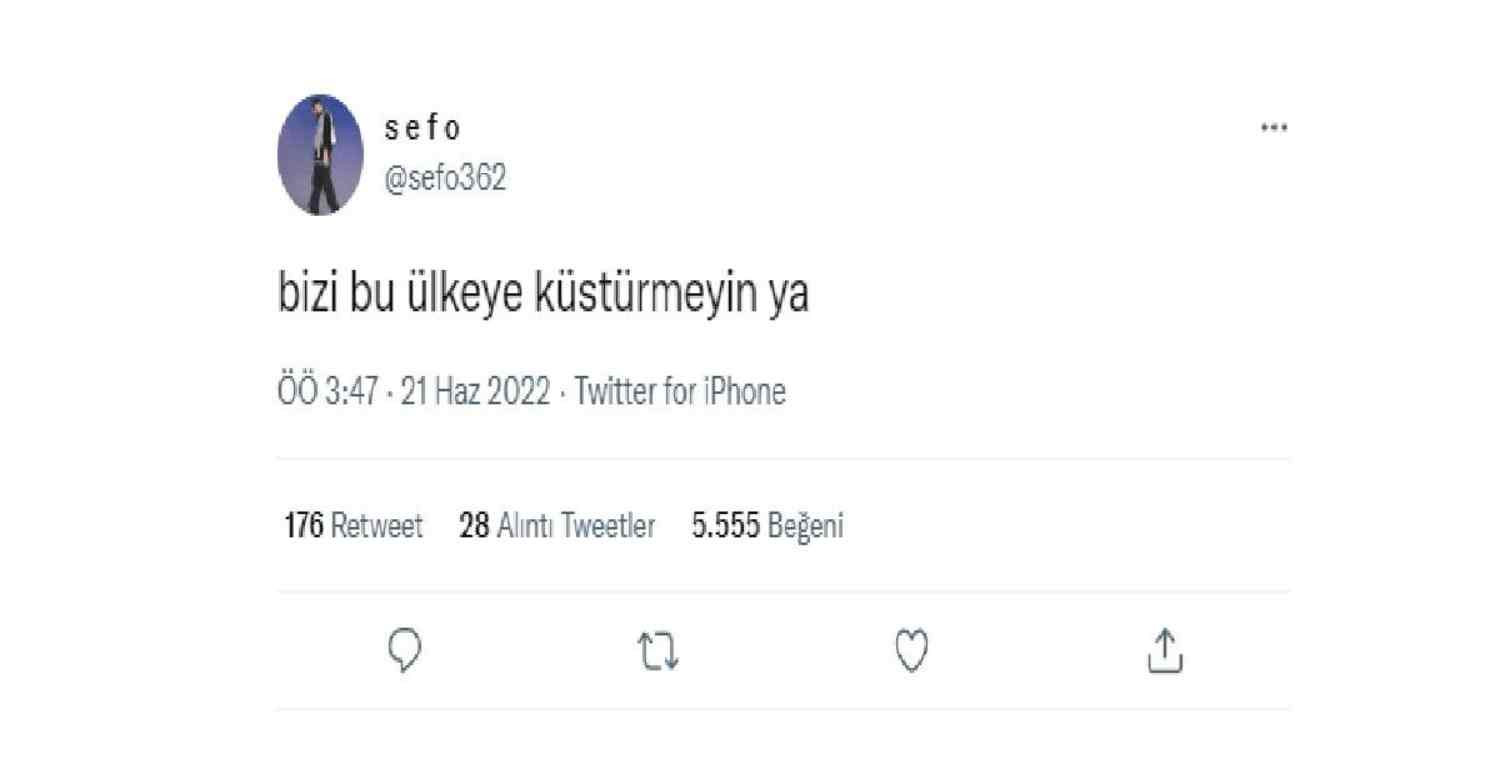 Sefo'dan Sert Tepki